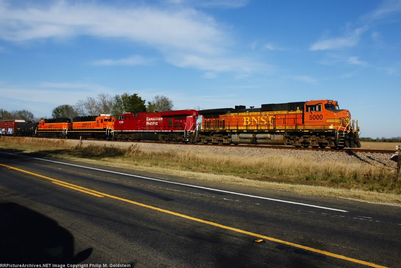 BNSF 5000, CP 8730, BNSF 1793, 1903